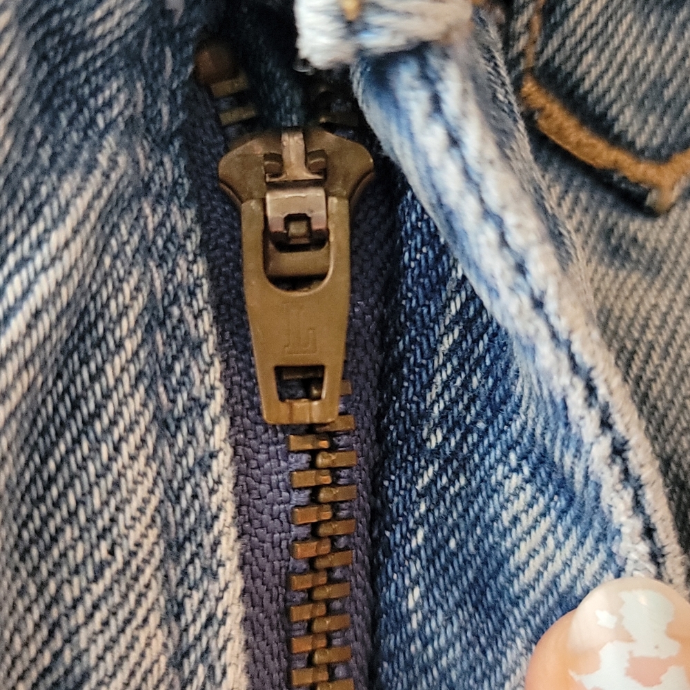 HP Vintage HighRise Denim Shorts LightWash Western - Picture 14 of 15